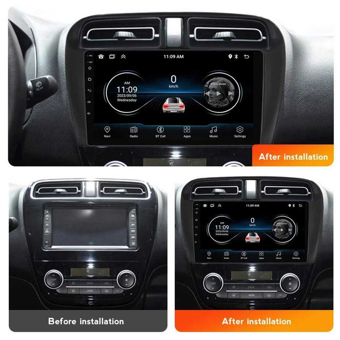 Мултимедия Mitsubishi Mirage Attrage Space Star Dodge Attitude Android