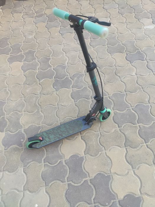 Trotineta copii Decathlon Oxelo MID 5 negru-turcoaz