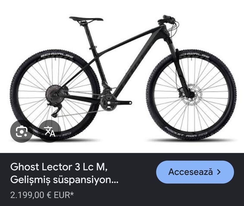 Bicicleta mtb xc Ghost Lector ca noua plus upgradeuri si custom