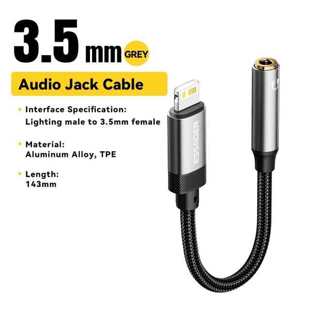 Переходник(адаптер) на USB Type-C и Lighting(iPhone) от Essager