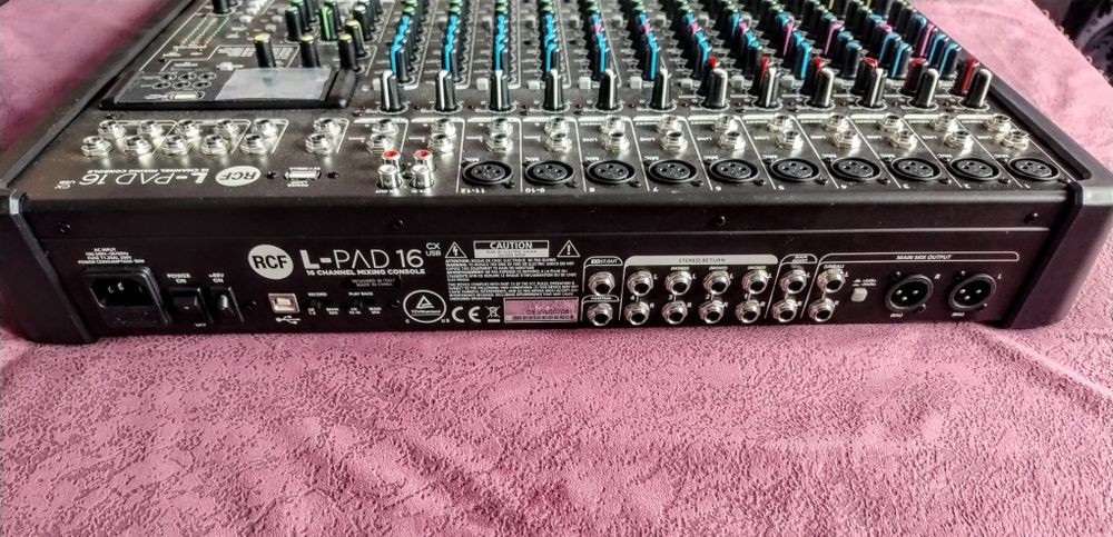 Mixer RCF și boxe bas subwoofer DB pentru DJ, formație, nuntă, botez