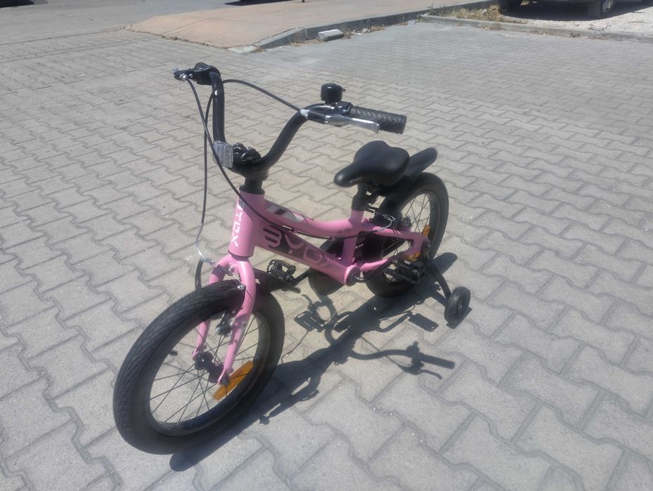 X Детски алуминиев велосипед 16" SPECIAL розов