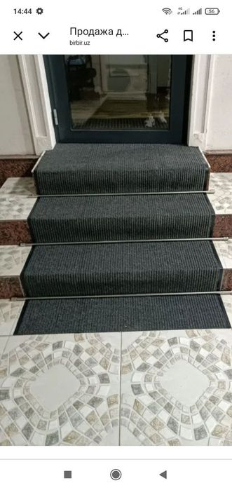 Установка ковро держателей, резиновые драпы разных размеров