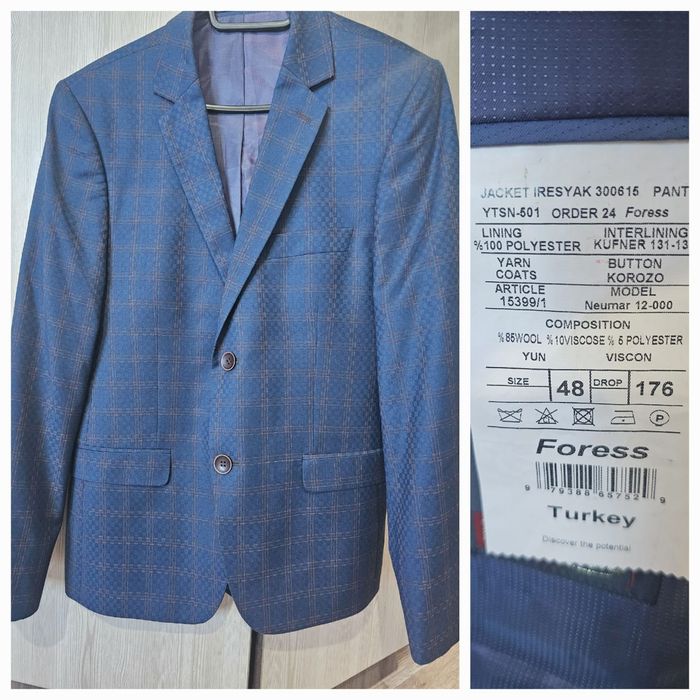 Мужской пиджак новый ㅤㅤㅤㅤㅤㅤㅤㅤㅤㅤ