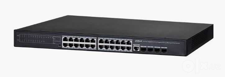 Dahua 24 портовый гигабитный управляемый PoE коммутатор