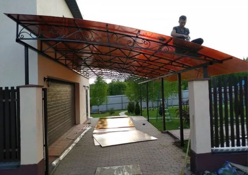 Ворота.навес.автонавесы Астана