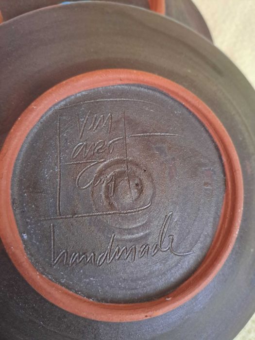 farfurie ceramica decor hand made semnata