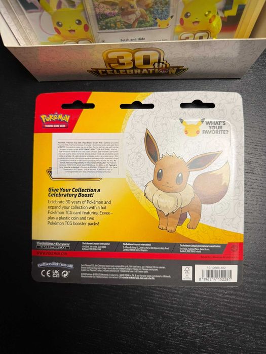 Pokémon TCG 30th Anniversary Eevee Double Wide Blister – Sigilat