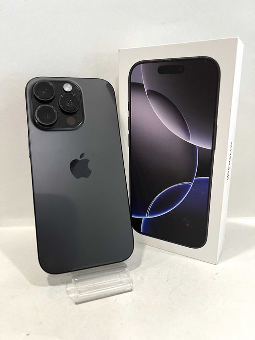 iPhone 16 Pro, 128GB, garantie 7 luni,  Black Titanium!