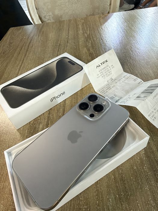 Iphone 16 pro max natural titanium256 gb !