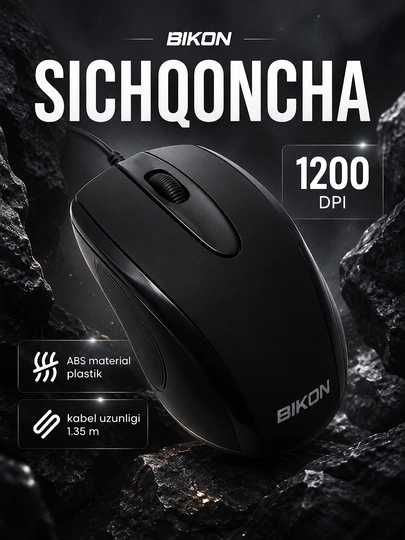 Sifatli "OPTOM" narxda klaviatura va sichqoncha + GILAMCHA sovg'a