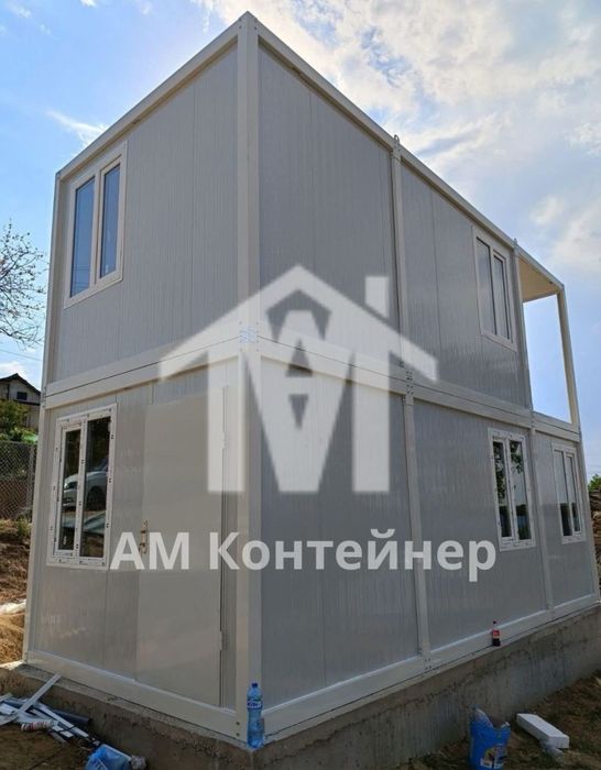 Промо Контейнер 6х2.40мсглобяема къща офис павилион фургон Лизинг вила