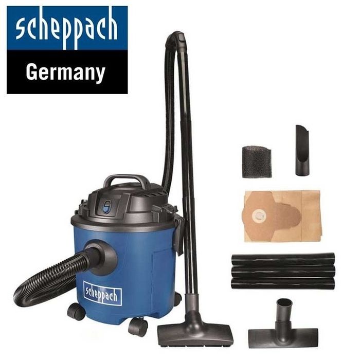 Прахосмукачка за сухо и мокро почистване Scheppach, NTS16, 1200 W