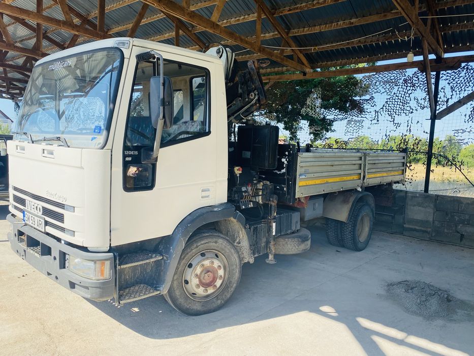 Iveco Eurocargo 12 t, basculabil cu macara,an 1994