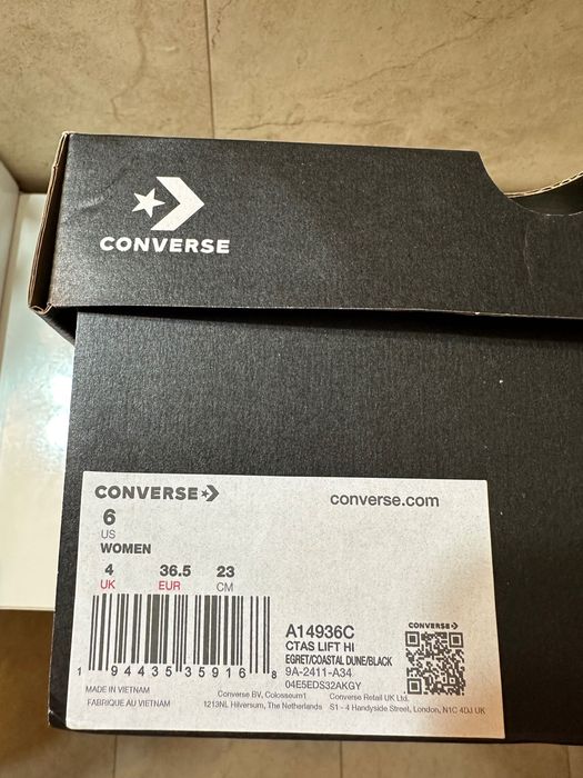 Adisasi Converse Leopard Print , marimea 36.5