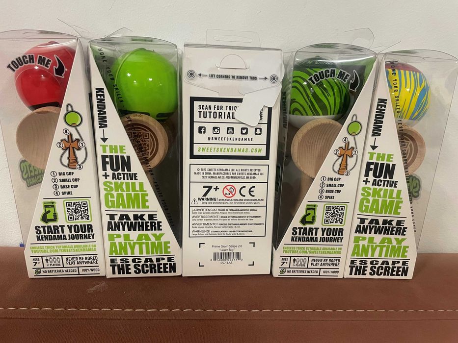 Kendama SWEETS STICKY CLEAR originale, noi, sigilate