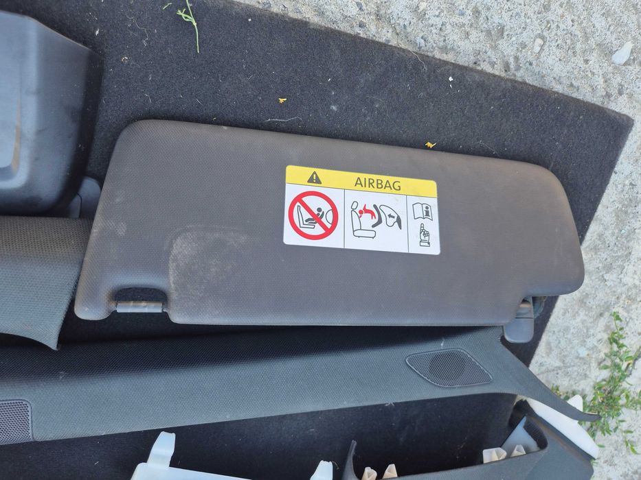 Plafon interior S Line negru Audi A4 b9 Avant panoramic Bang Olufsen