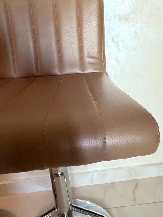 Комлект бар столове изкуствена кожа