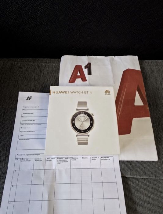 41mm Huawei Watch GT 4 Гаранция от А1 до 2025 Silver Stainless