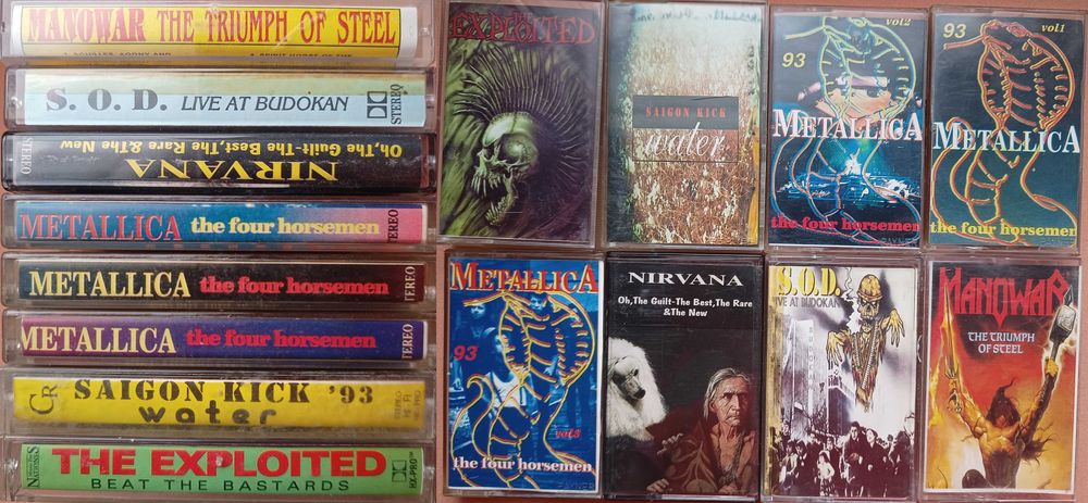 #3 - Аудио касети - неофициални издания, рок, хард, хеви. 10 лв.