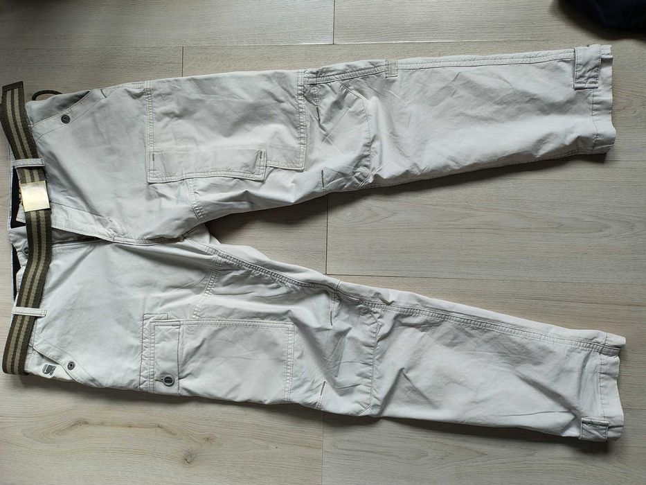 Pantaloni G Star Raw Pants Mens 32x32 White Straight Fit Utility Cargo