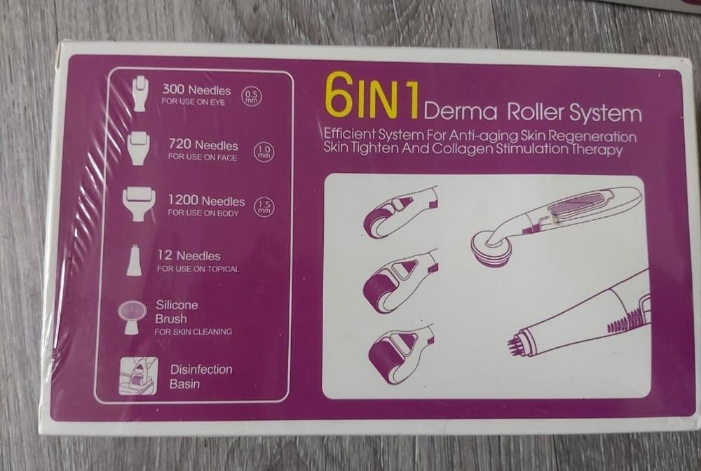 Set de masaj pentru piele 6 in 1 cucapete intreschimbabile