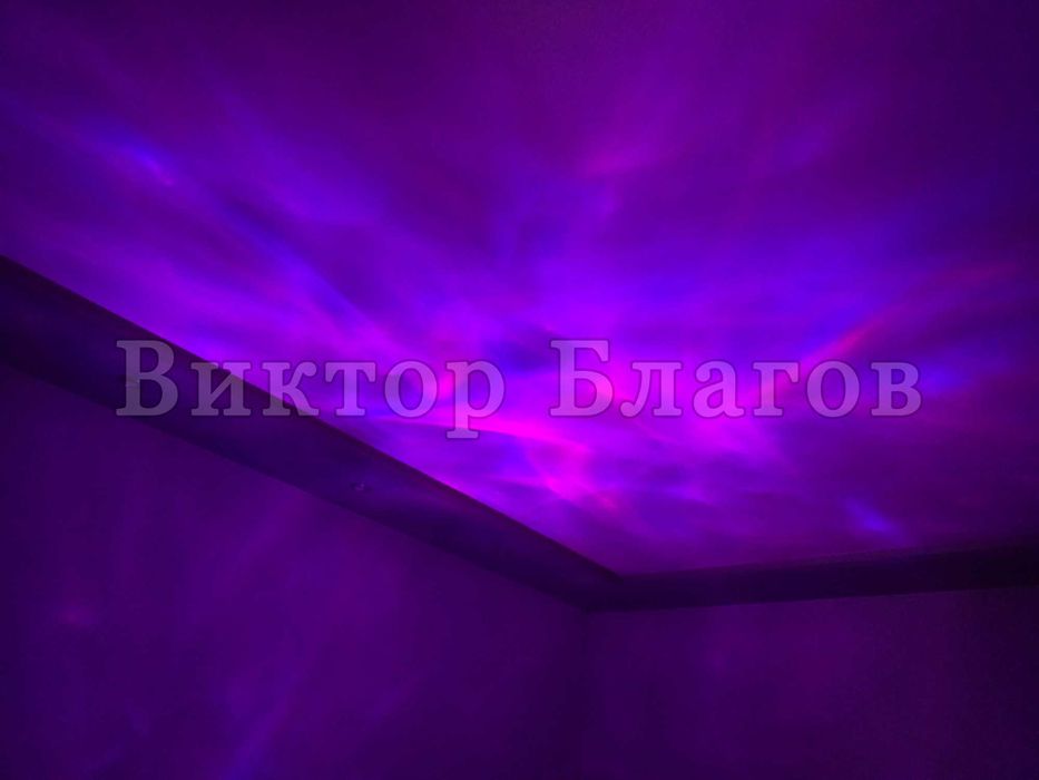 Квадратна лампа проектор - въртяща