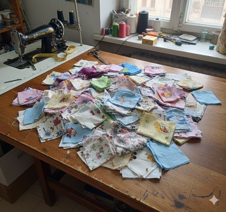 3 kg resturi material bumbac de la croit