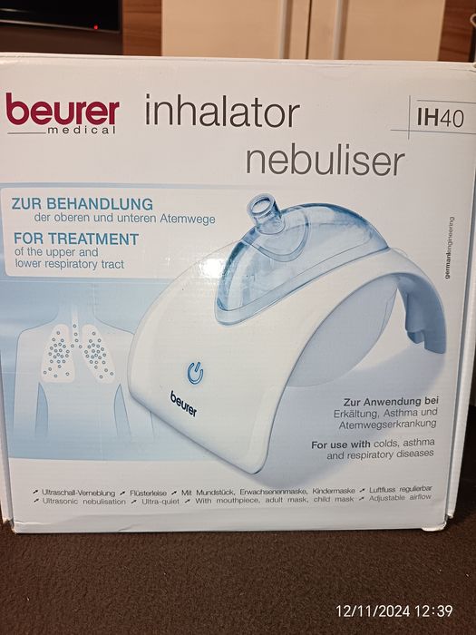 Nebulizator/ Aparat aerosoli ultrasunete foarte silentios beurer IH40