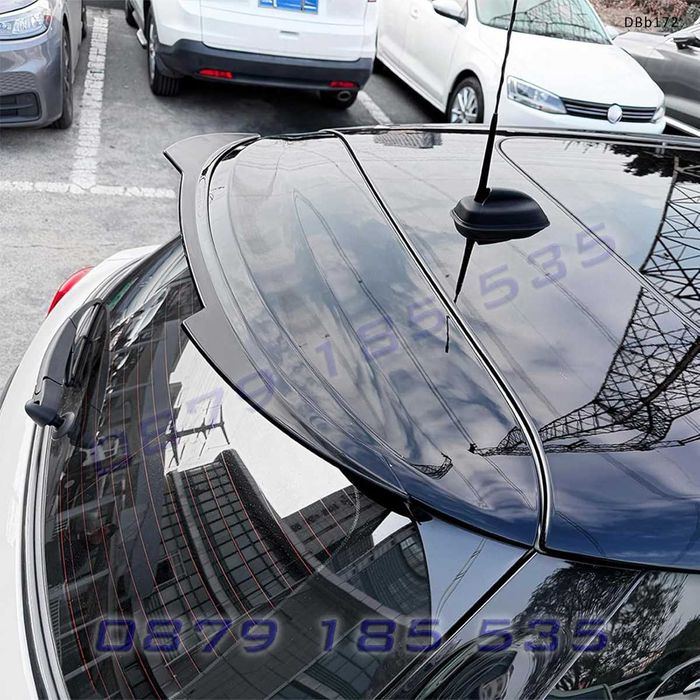 Спойлер за багажник Mini Cooper S F55/F56 2014-2024, черен гланц - DBb172 тунинг лип заден покрив стъкло