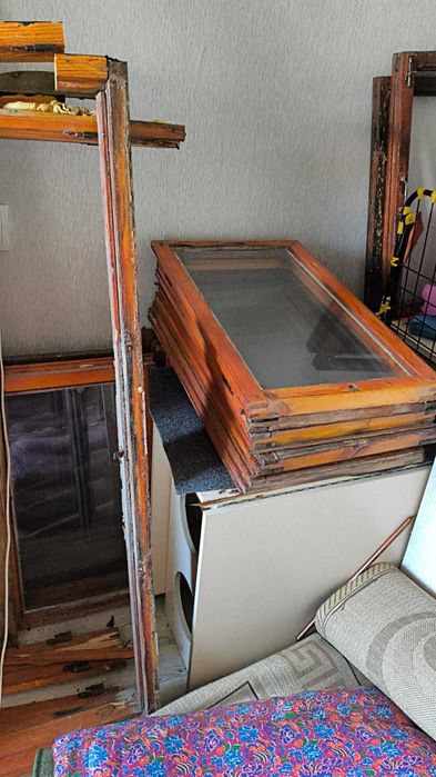 Отдается даром б.у.окна.рама