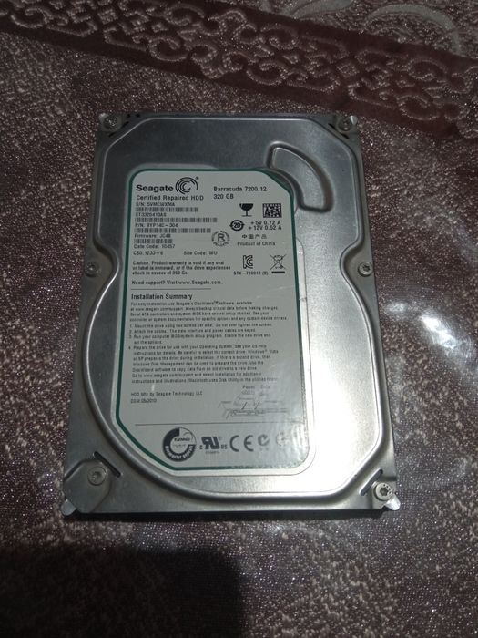 Asosiy xotira HDD 2ta