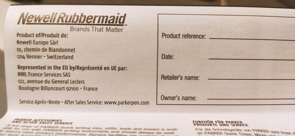 Pix Parker ediție de lux.Fabricat in Elveția.