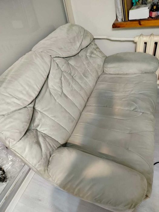 Софа бирюзовый велюр б/у