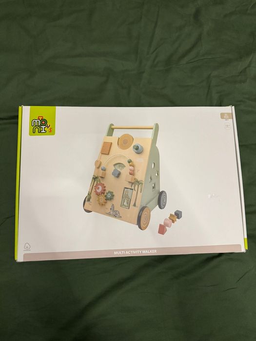 Дървена играчка за прохождане - MONI Walker