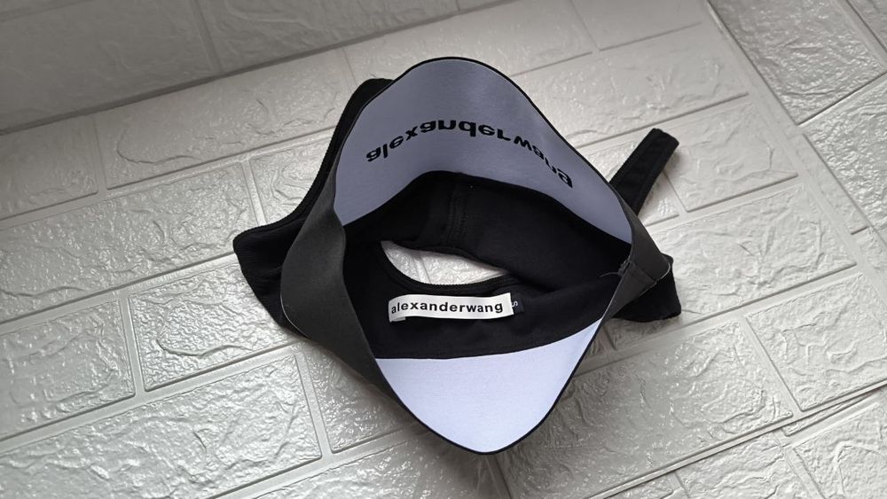 Черен наличен топ Alexander Wang S