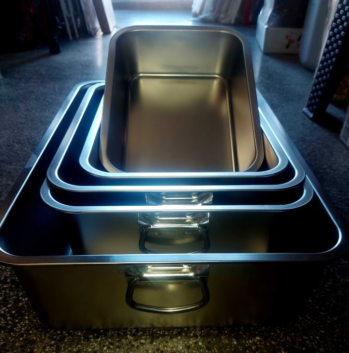 Тави дълбоки инокс, различни размери