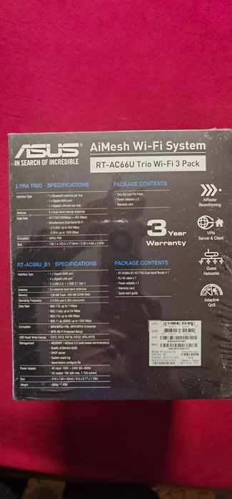 Чисто НОВ Asus Almech Trio Рутер RT-AC66U