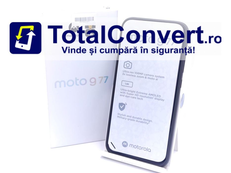 Motorola G77 5G 256GB Black 8GB Single SIM, Garantie 24 luni | #D97320