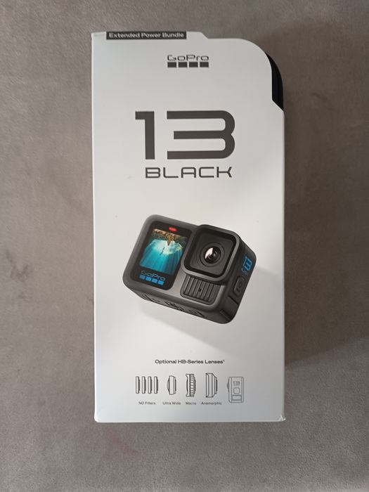 Camera video sport GoPro Hero13 Black, 5.3K60 Extended Power Bundle, Sigilat