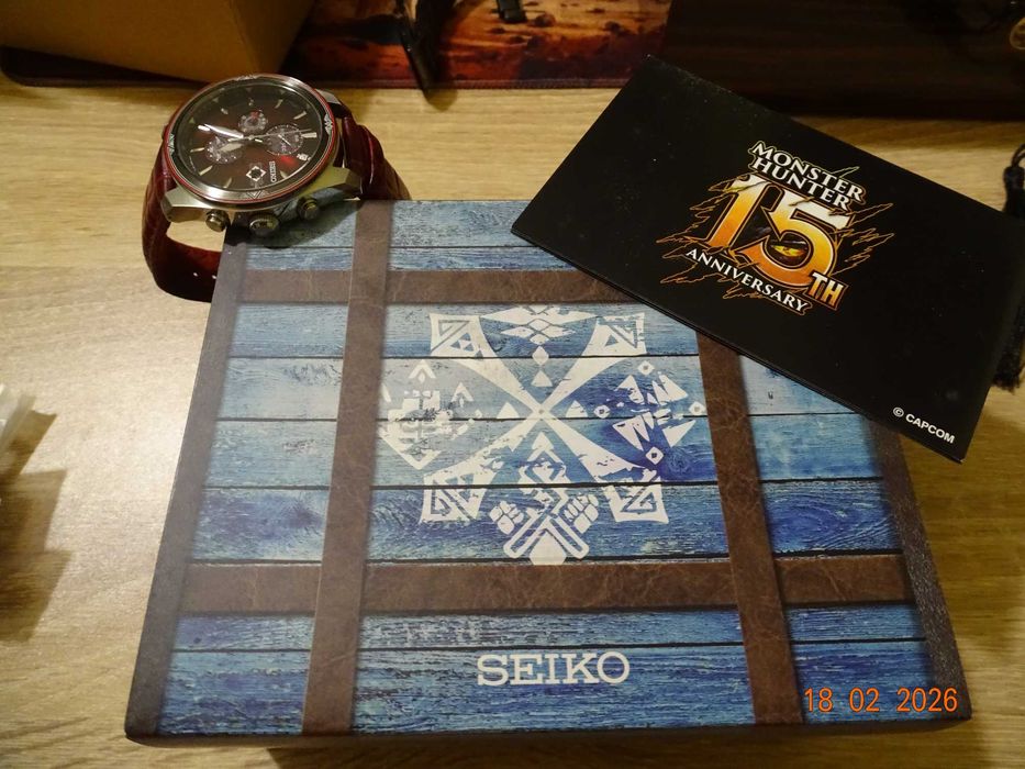 Часовник Seiko SBPY155 Monster Hunter 15th Anniversary Limited Edition