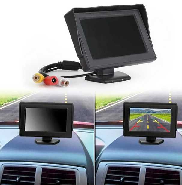 TFT LCD 4.3 монитор за връзка с камера за задно виждане.