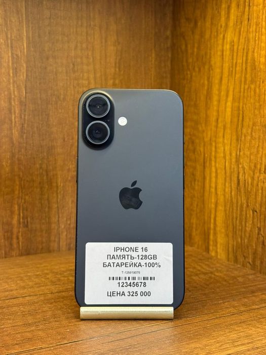 IPhone 16 128gb 100% без коробки