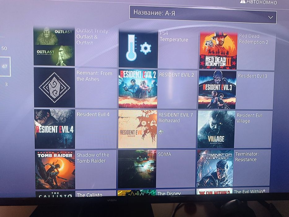 PS4 pro, 47 игр 2.5 терабайт