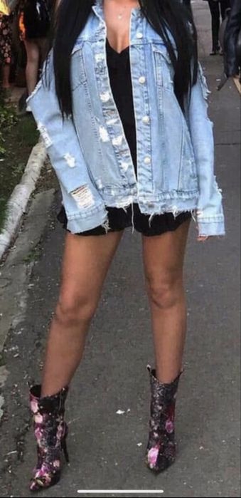 Geaca denim Zara