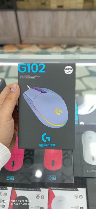 Logitech G102 игровая мышь с RGB подсветкой.