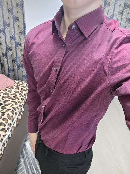 Cămașă Olymp Level 5 roșie– smart casual, perfectă