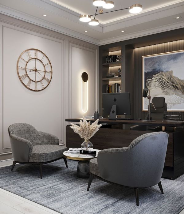 дизайн интерьер офис кабинет директор