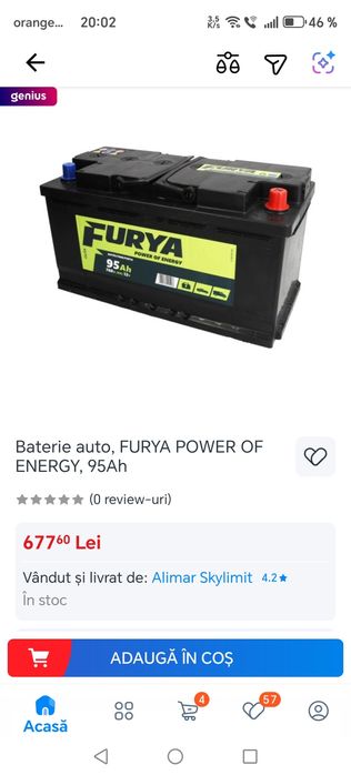 Baterie acumulator 95 ah ca nou
