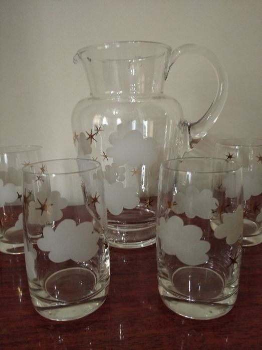 Набор для напитков(чешское стекло)